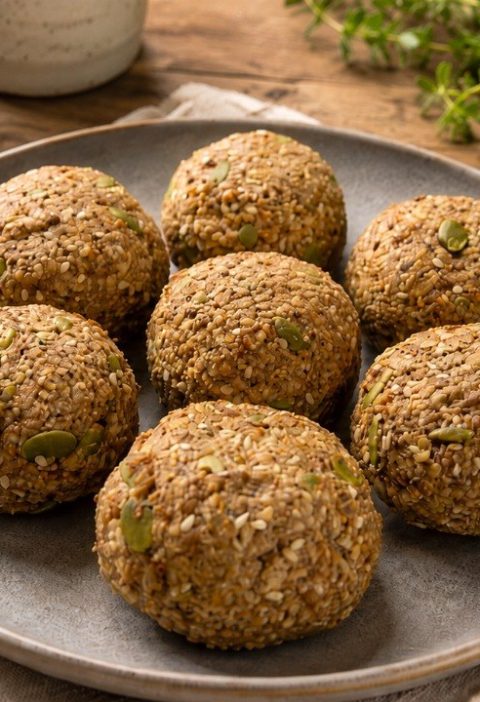 Golden Walnut Banana Seed Cookies