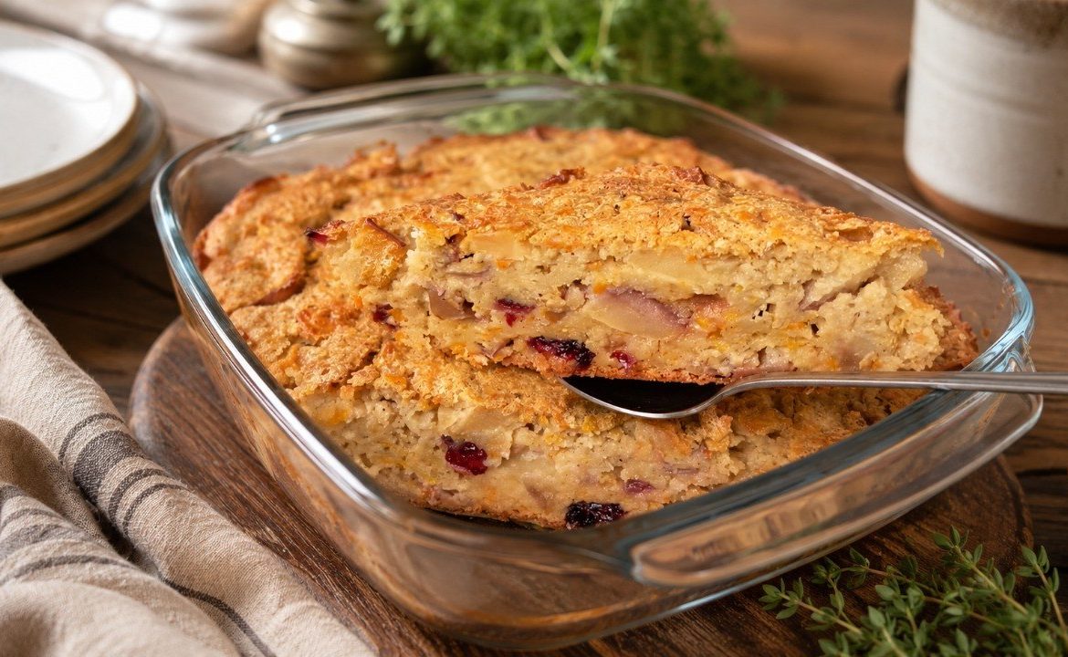 Sunrise Apple Carrot Cranberry Oat Bake