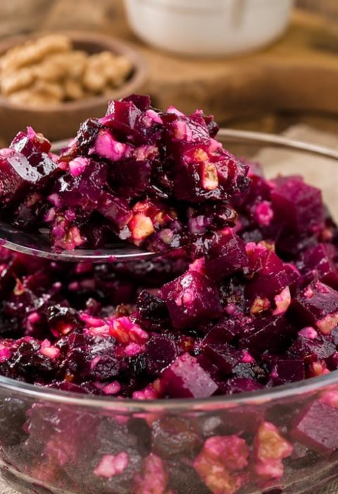 Beetroot, Walnut, Prune and Honey Salad