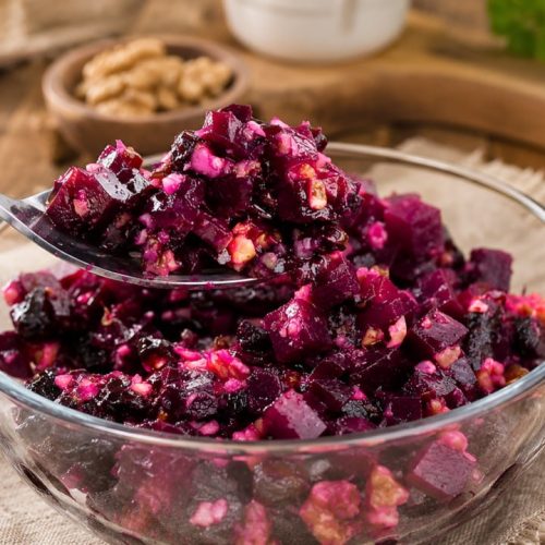Beetroot, Walnut, Prune and Honey Salad