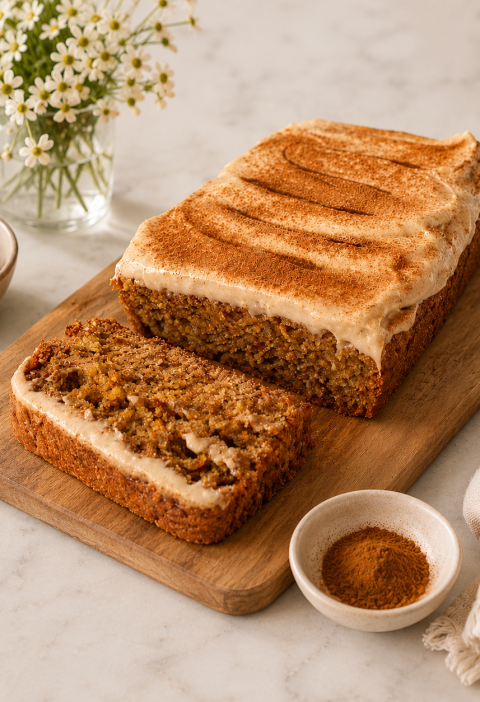 Easy Gluten-Free Carrot Cake Loaf