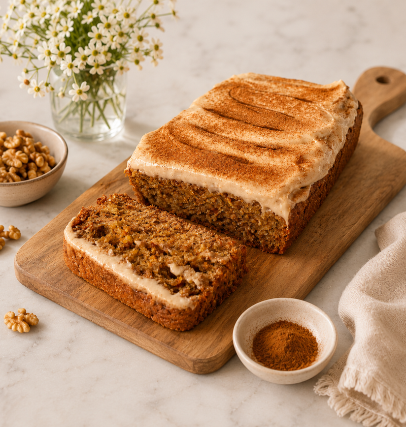 Easy Gluten-Free Carrot Cake Loaf