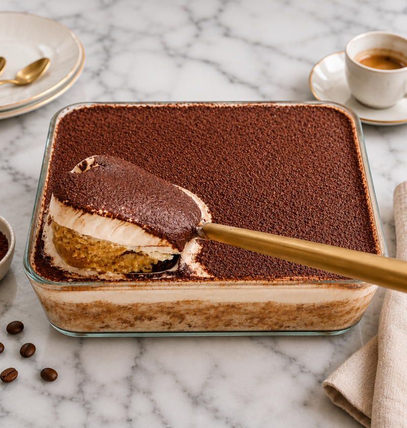 Tiramisu Baked Oats