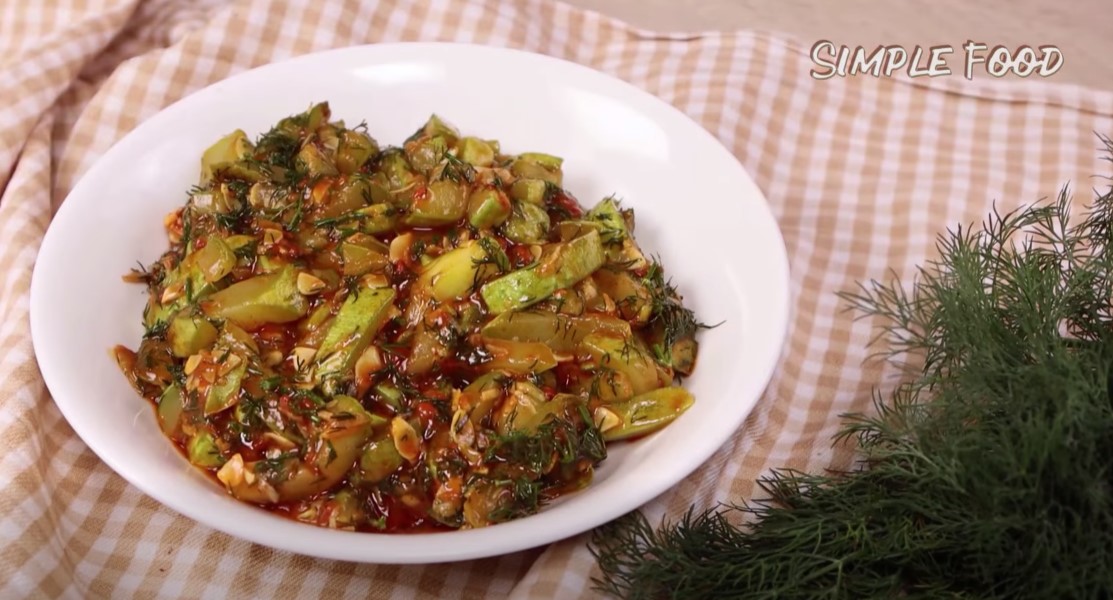 Warm Zucchini Herb Salad