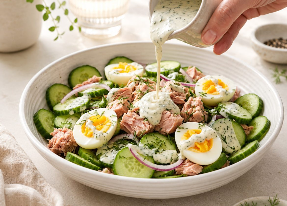3-Minute High-Protein Tuna Salad