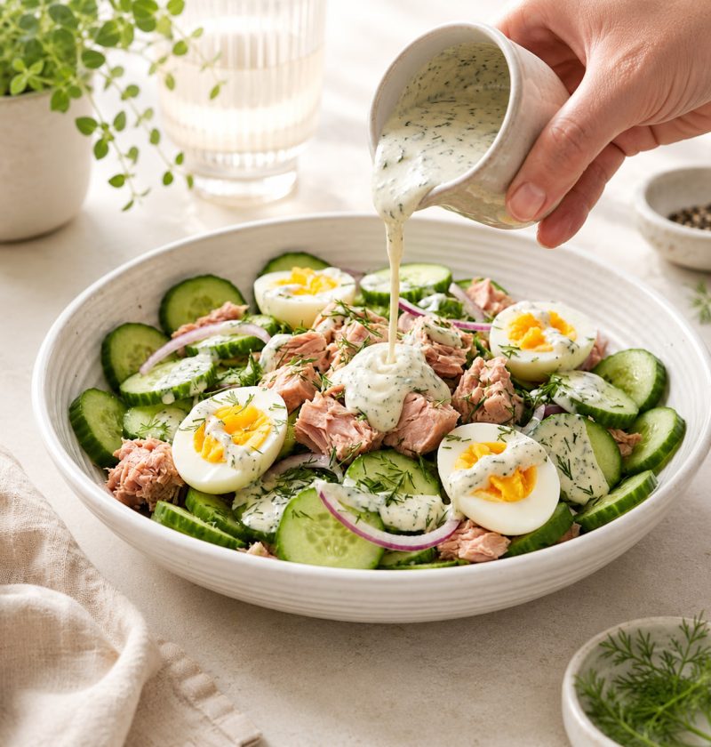 3-Minute High-Protein Tuna Salad