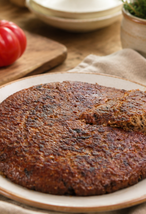 Savoury Eggplant Skillet Cake