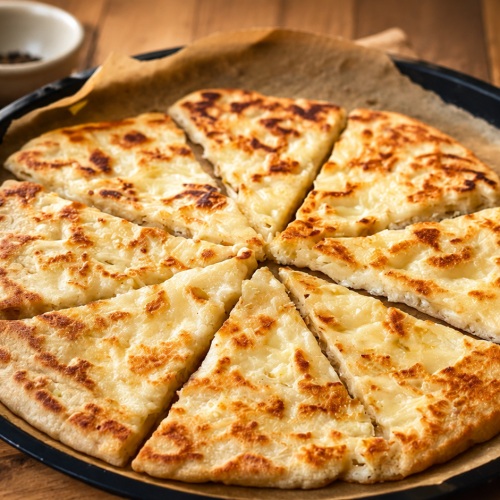 Savoury Oat and Onion Skillet with Mozzarella