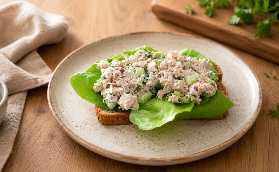 Classic Tuna Salad with Dijon, Celery & Fresh Herbs