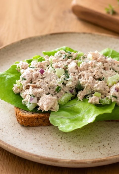 Classic Tuna Salad with Dijon, Celery & Fresh Herbs
