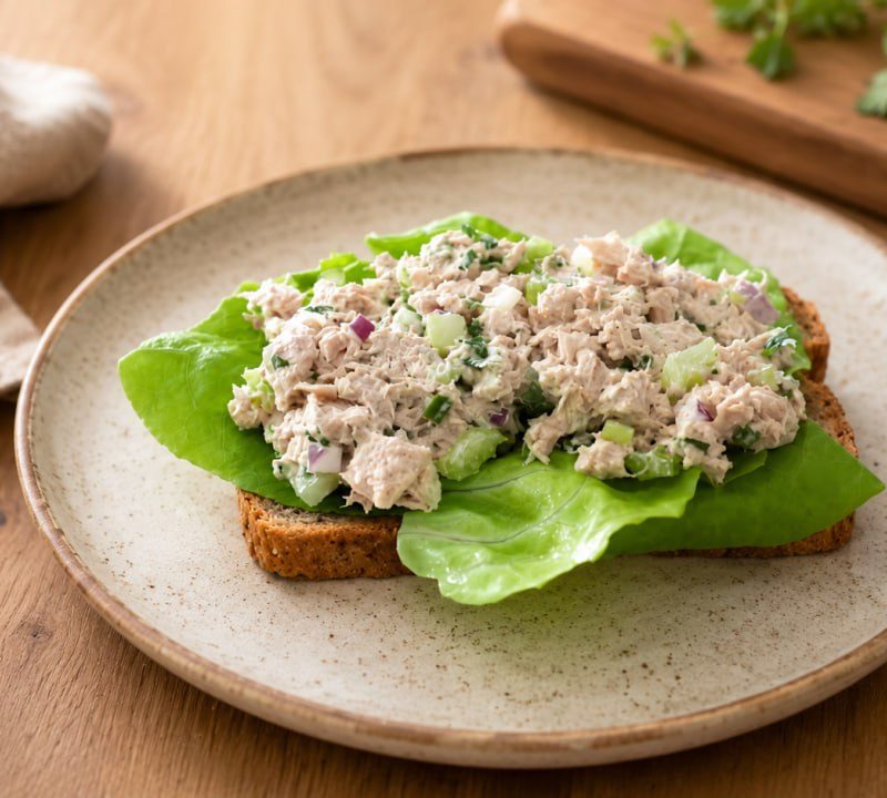 Classic Tuna Salad with Dijon, Celery & Fresh Herbs