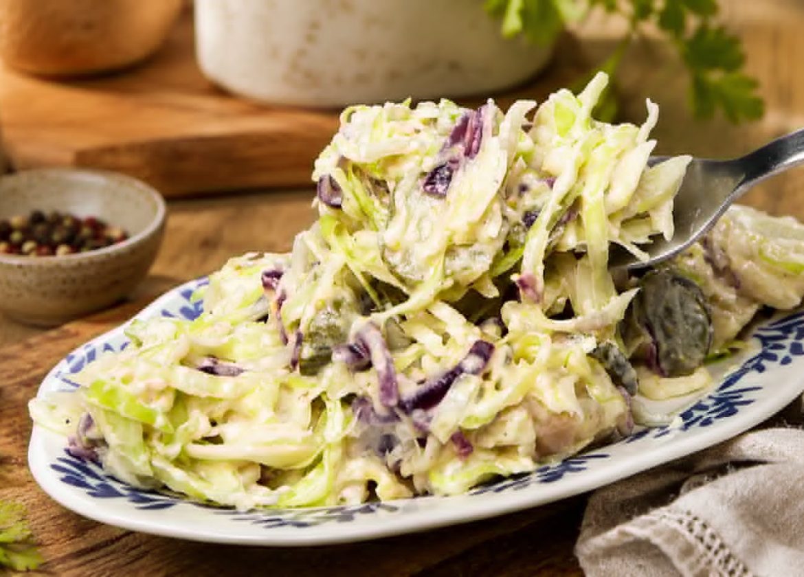 Creamy Potato & Cabbage Salad