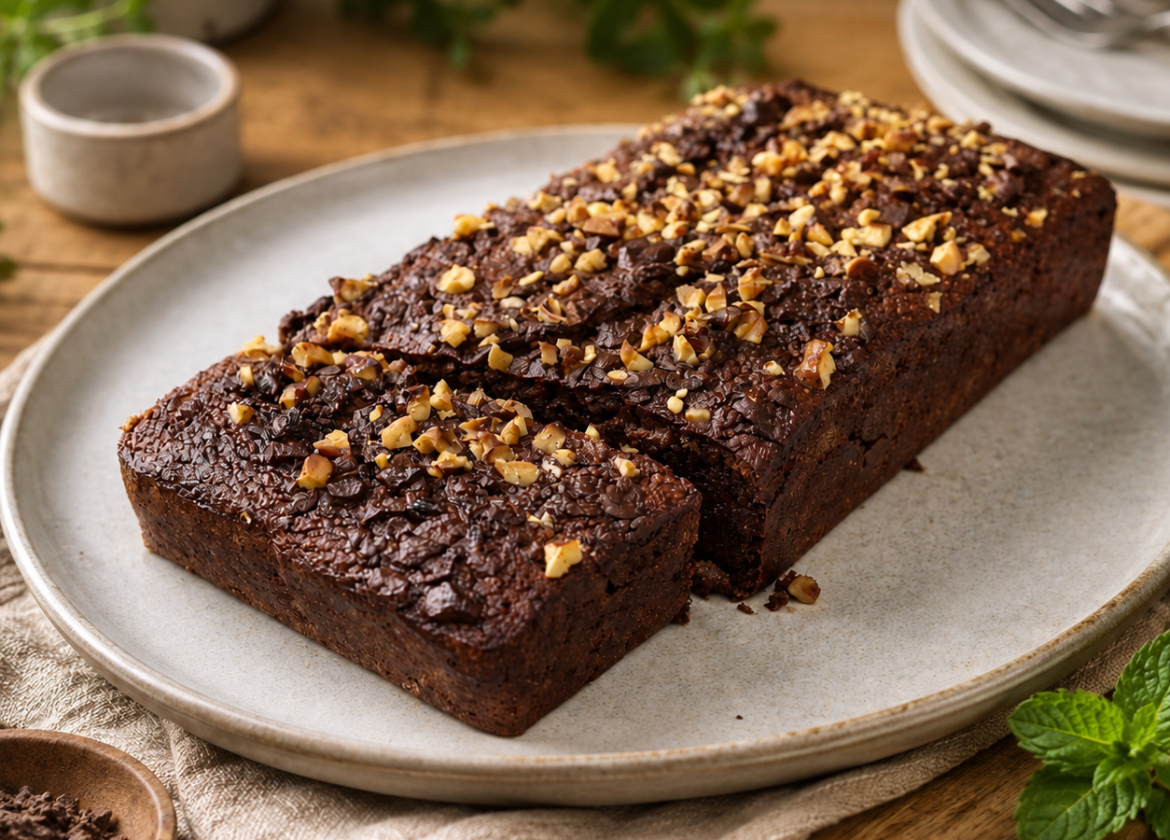Flourless Date Walnut Loaf
