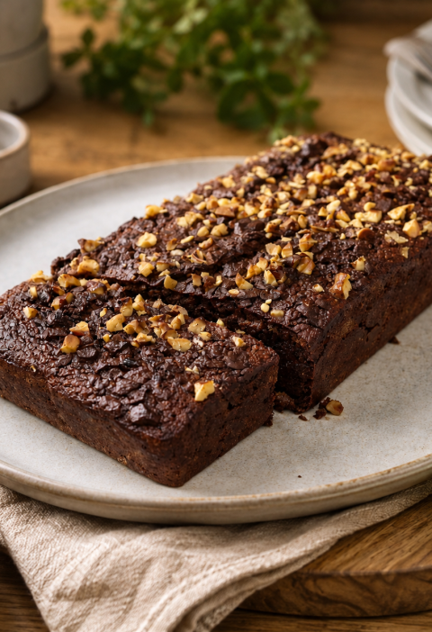 Flourless Date Walnut Loaf