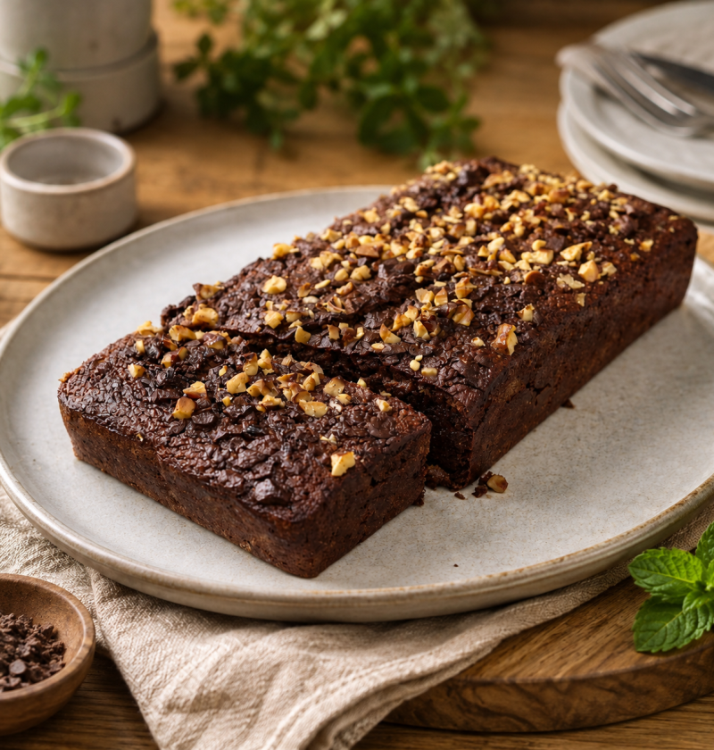 Flourless Date Walnut Loaf