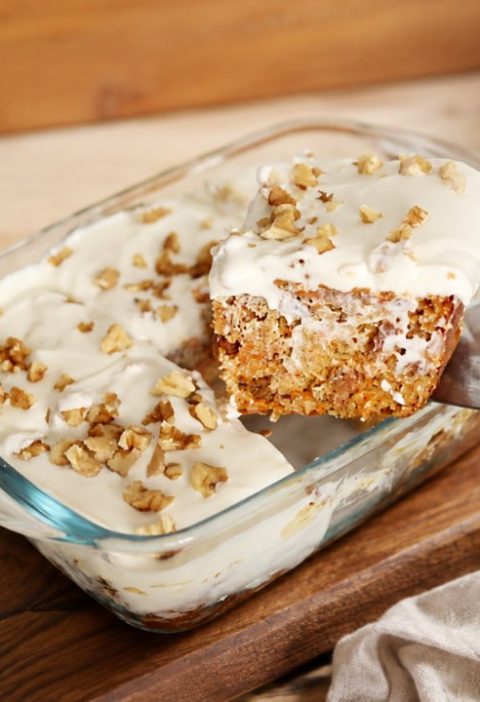 Healthy Carrot Date Cake