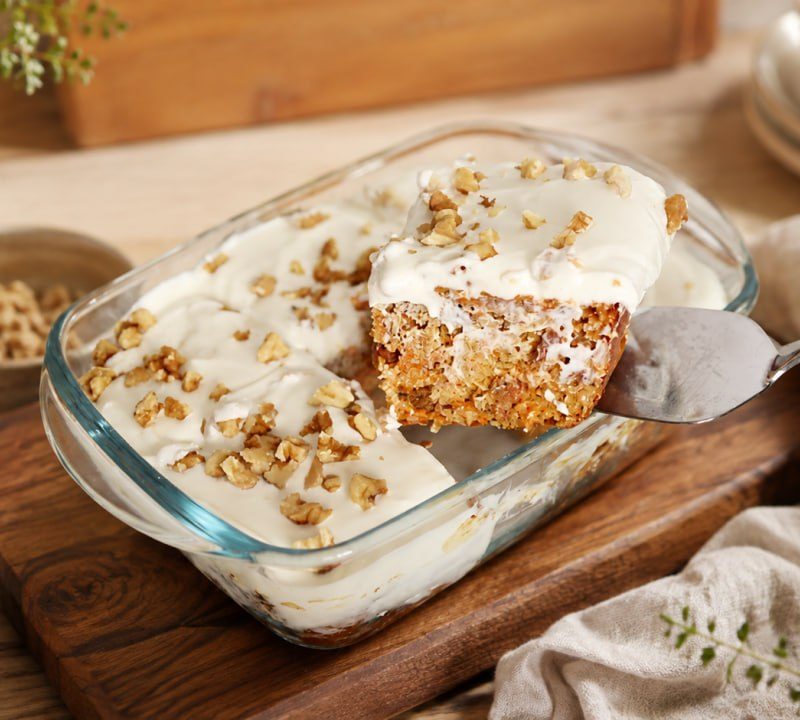 Healthy Carrot Date Cake