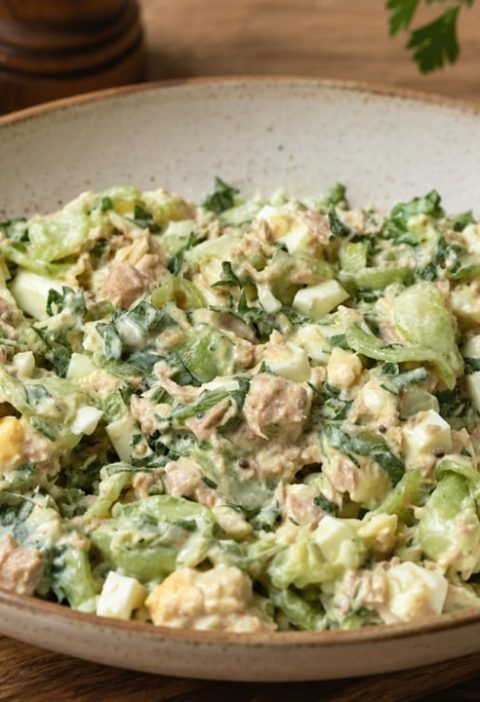 Zesty Tuna, Egg & Cucumber Garden Salad