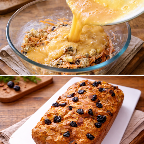 Healthy Oat, Apple and Carrot Loaf Cake