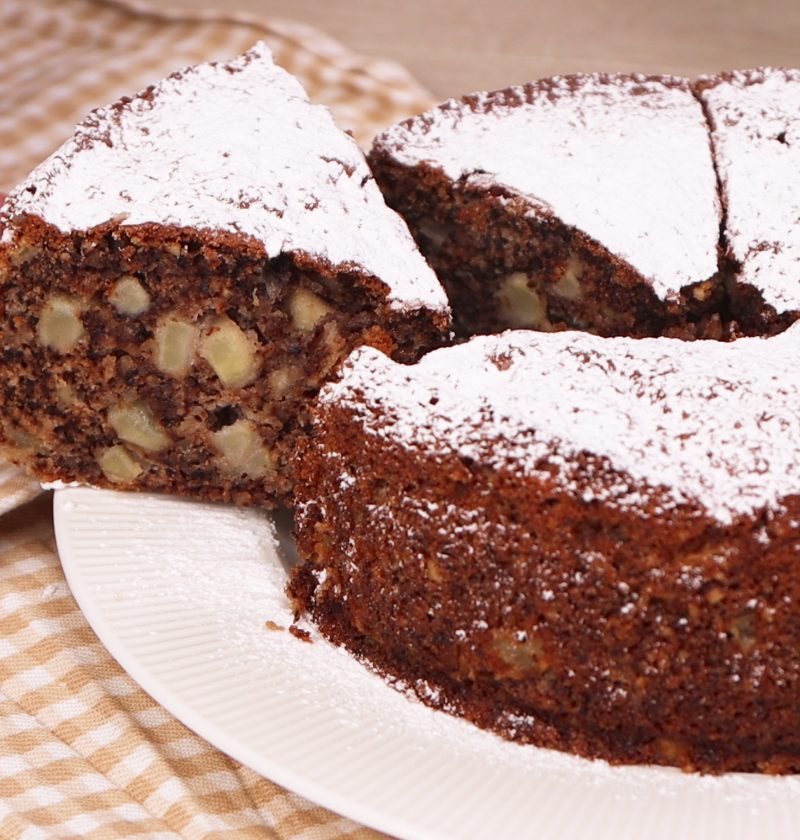 Apple Walnut Cake