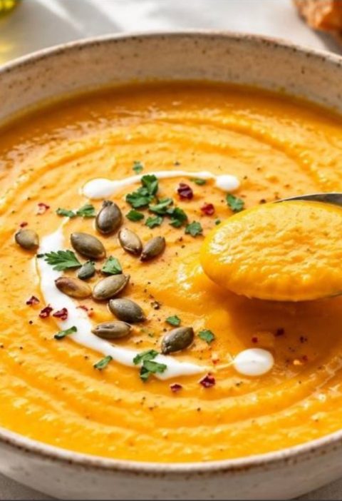 Creamy Pumpkin Coconut Soup